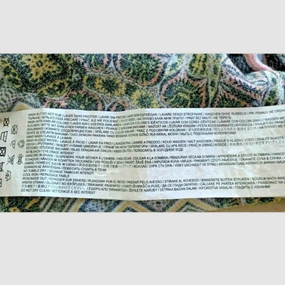 MinkPink Romper BOHO Scoop Neck Long Sleeve Sz S Multicolor #225G - Picture 11 of 11